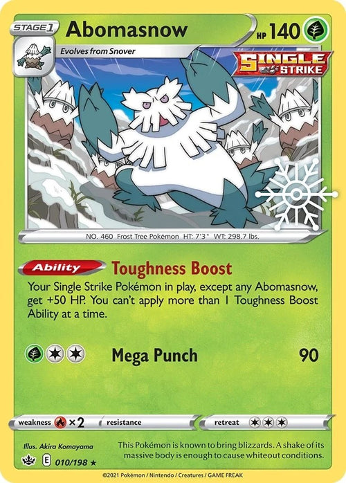 Abomasnow - 010/198 (Holiday Calendar)