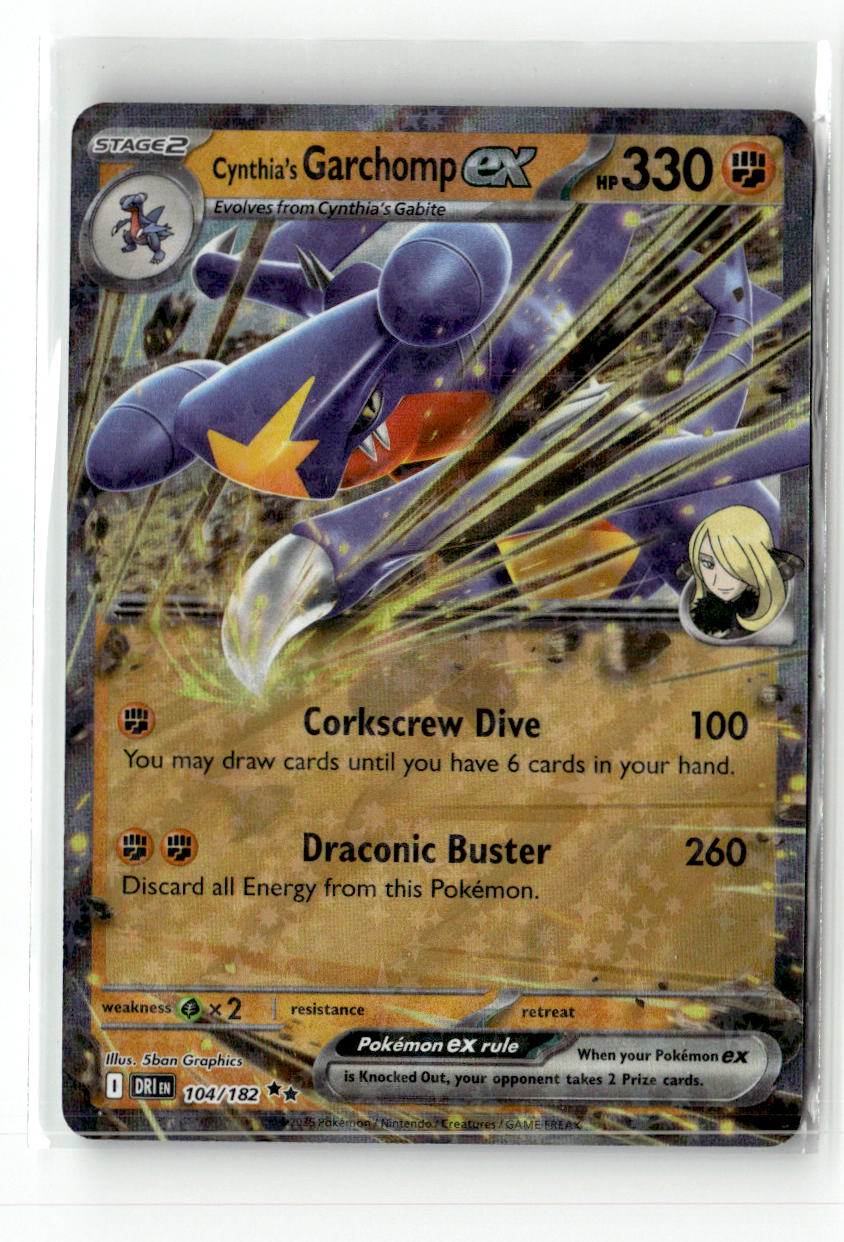 Cynthia's Garchomp ex - 104/182