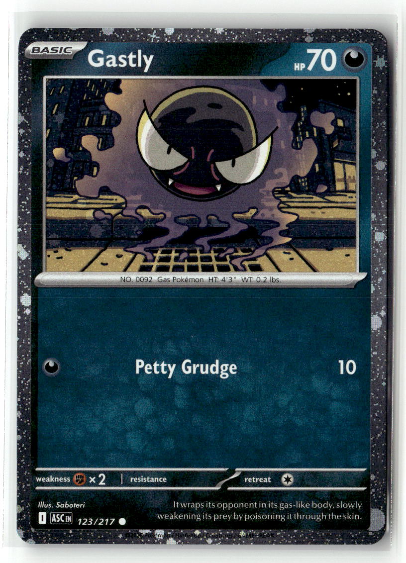 Gastly - 123/217 (Cosmos Holo)