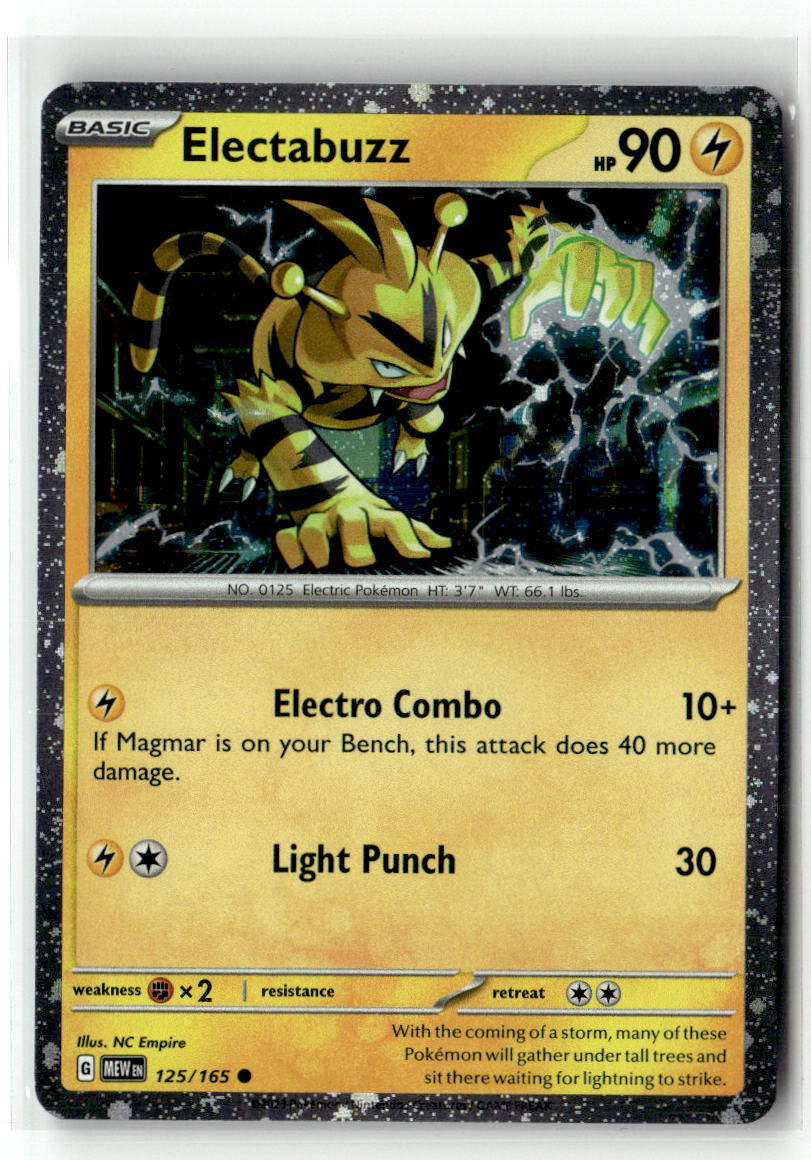 Electabuzz - 125/165 (Cosmos Holo)