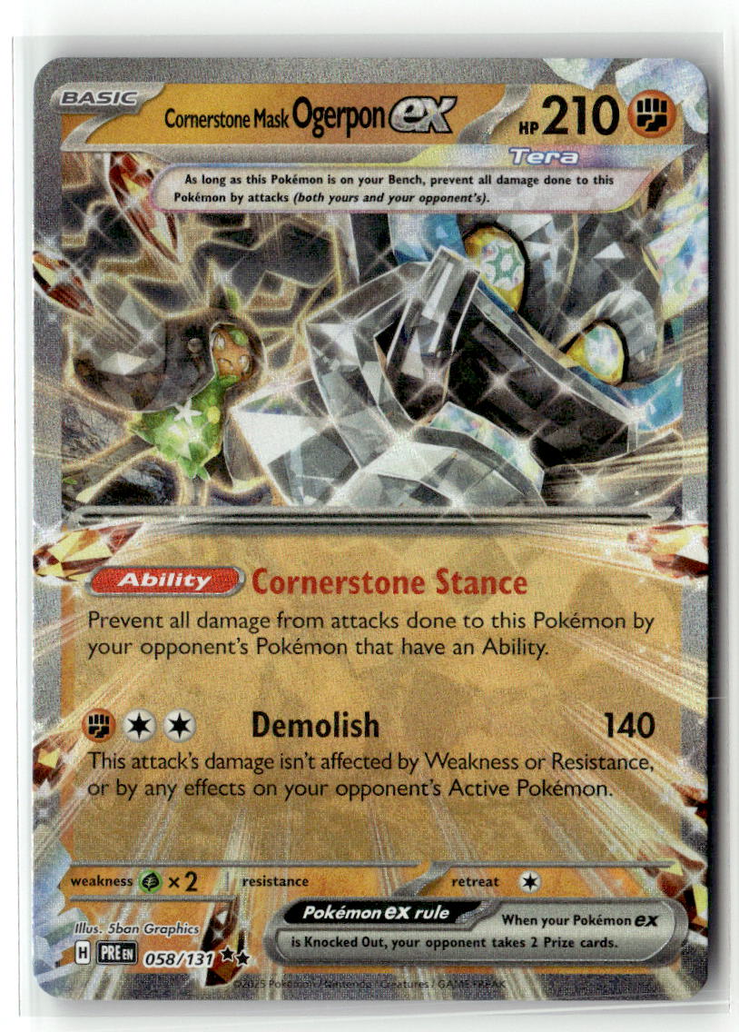 Cornerstone Mask Ogerpon ex - 058/131