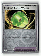 Cynthia's Power Weight