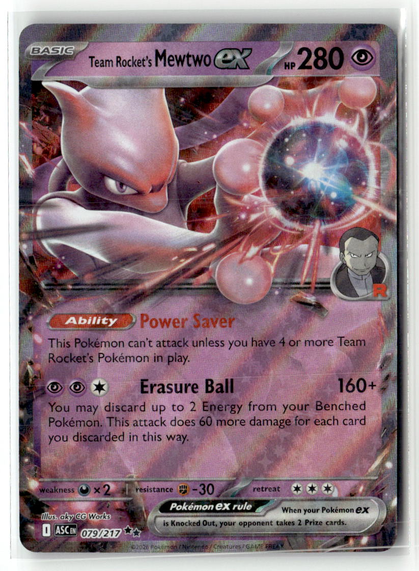 Team Rocket's Mewtwo ex - 079/217