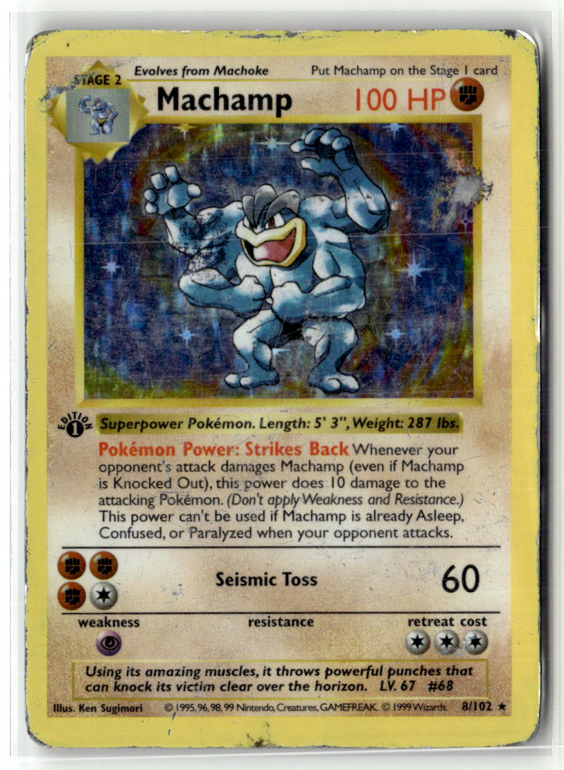 Machamp - 8/102 (Base Set Shadowless)