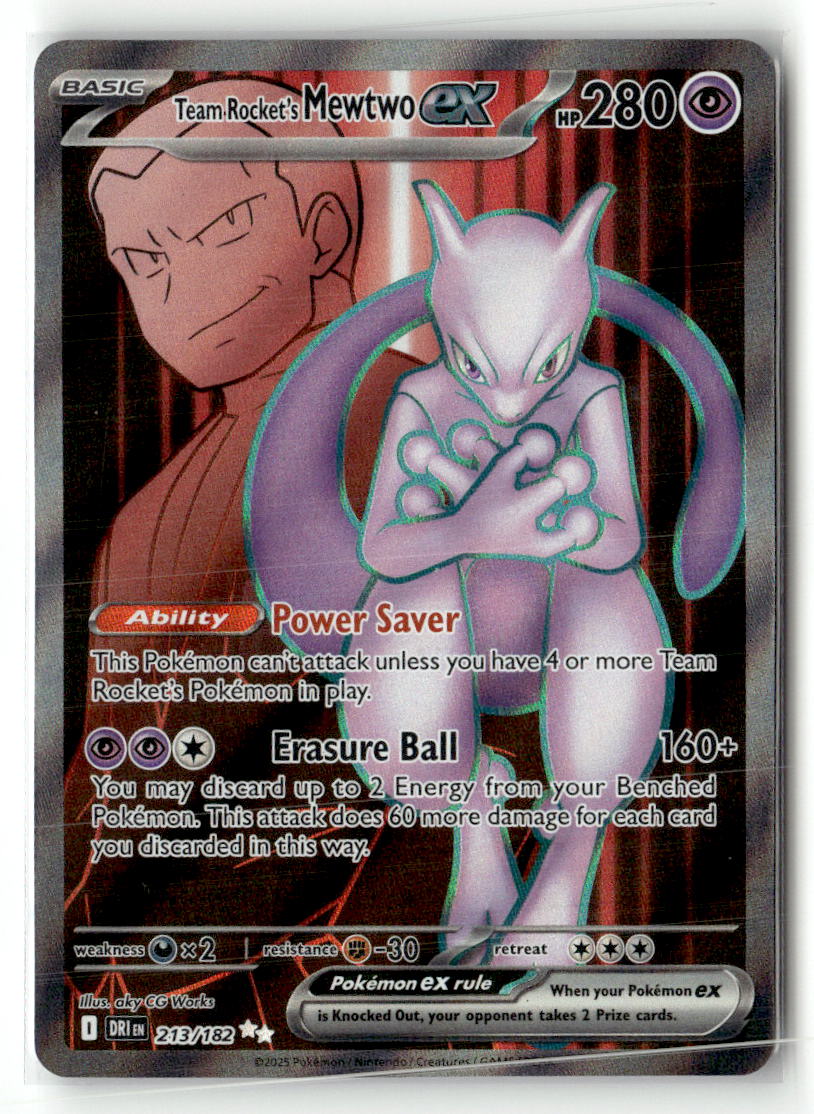 Team Rocket's Mewtwo ex - 213/182