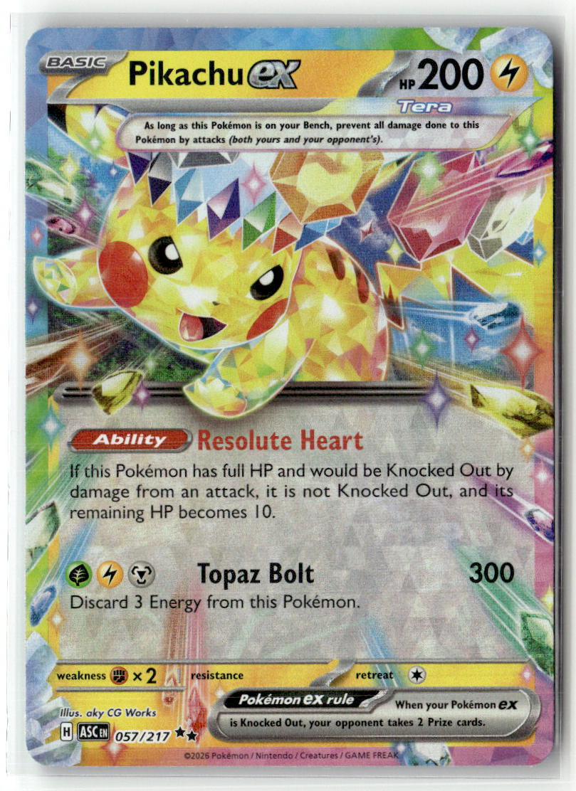Pikachu ex - 057/217