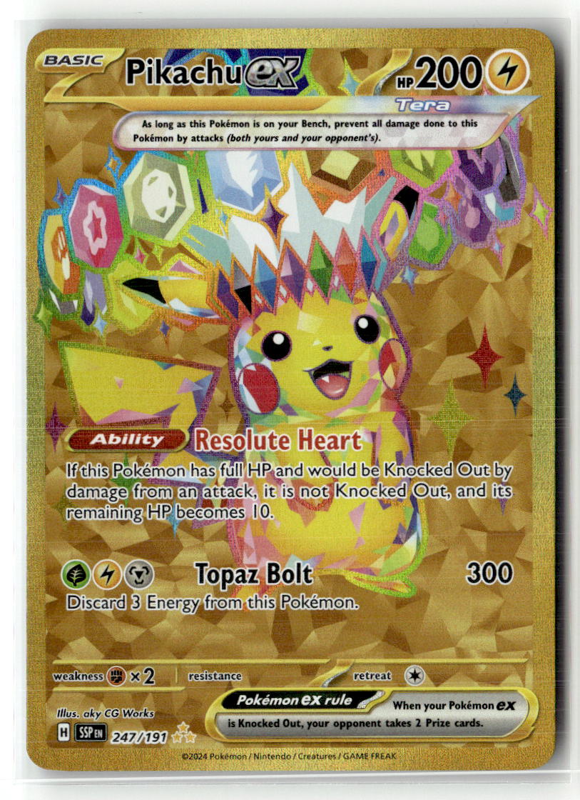 Pikachu ex - 247/191