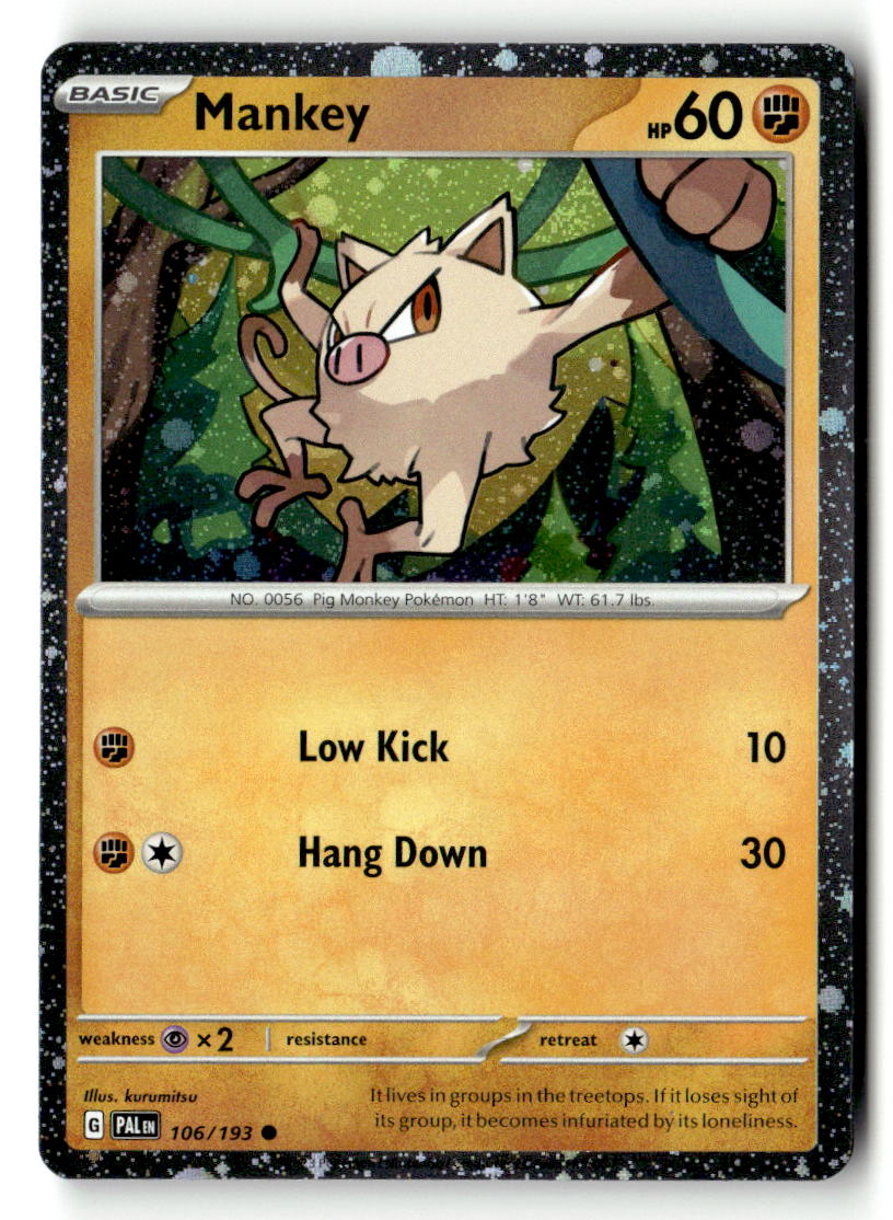 Mankey - 106/193 (Cosmos Holo)